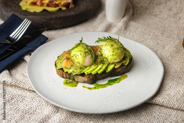 Obraz Breakfast and brunch menu