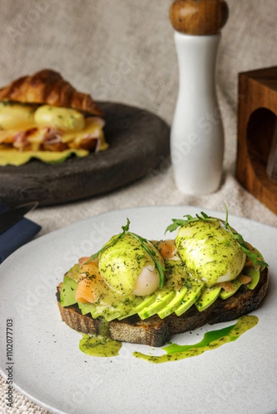 Obraz Breakfast and brunch menu