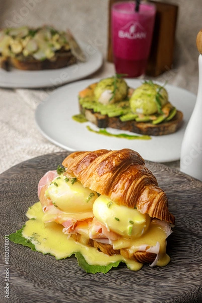 Obraz Breakfast and brunch menu