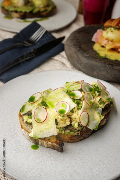 Obraz Breakfast and brunch menu