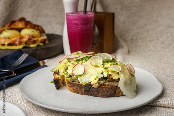 Obraz Breakfast and brunch menu