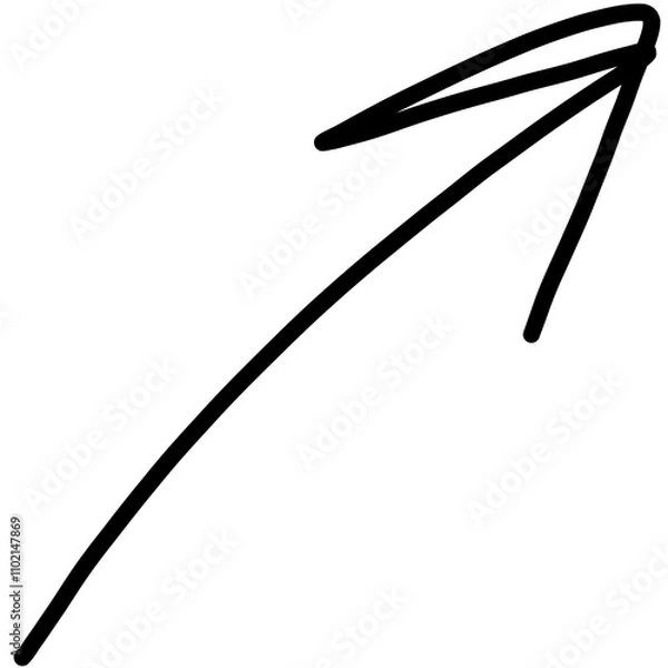 Fototapeta black arrow	