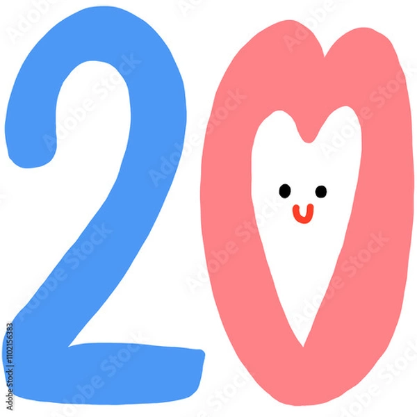 Fototapeta numbers 20