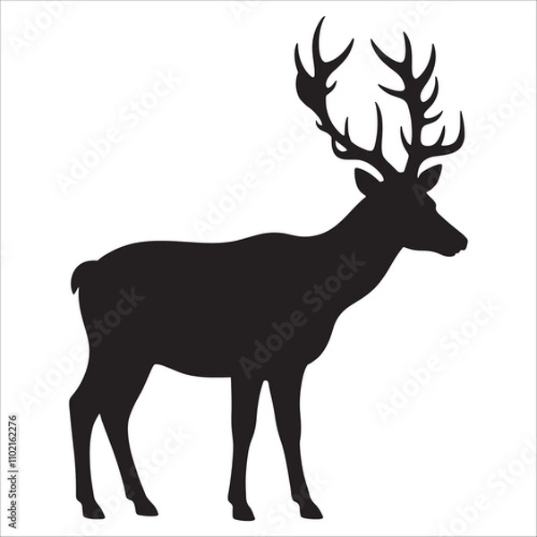 Obraz silhouette of deer