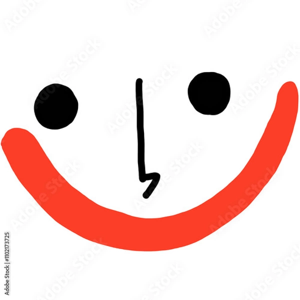 Fototapeta happy smiley face