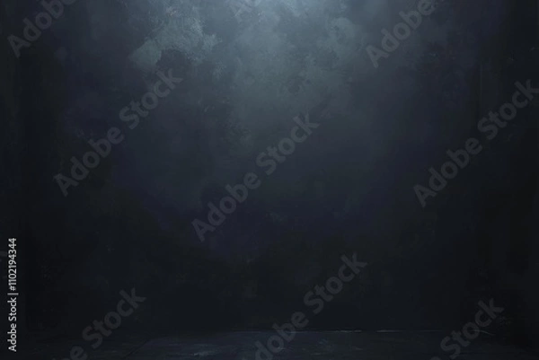 Obraz An intriguing and artistically textured dark abstract base for your artistic work