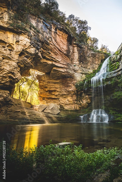 Obraz cascadas la foradada de cantonigrós