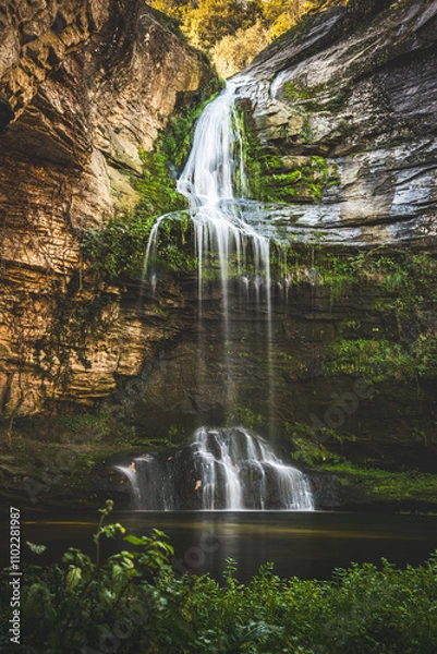 Obraz cascadas la foradada de cantonigrós