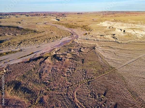 Obraz High Desert Petrified Forest Wash Arizona