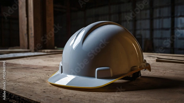 Obraz White safety helmet