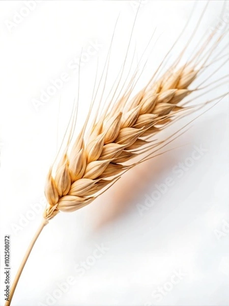 Fototapeta Golden Wheat Imagery: Stock Photo for Backgrounds, Headers, Posters, and Design Projects