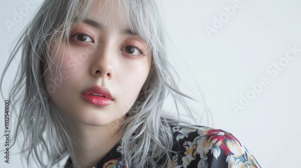 Obraz 若い女性のファッションモデル