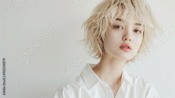 Obraz 若い女性のファッションモデル