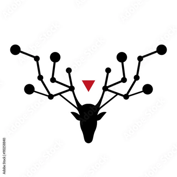 Fototapeta Deer head