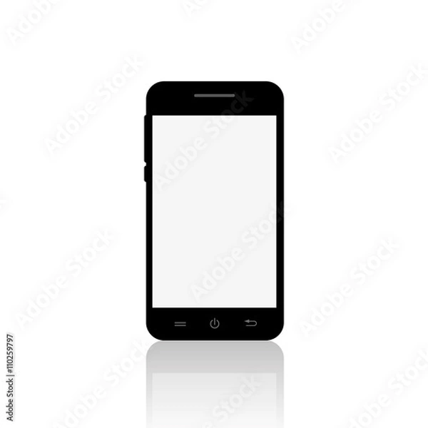 Fototapeta Black smartphone