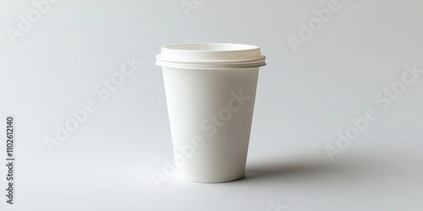 Obraz Blank White Coffee Cup Mockup