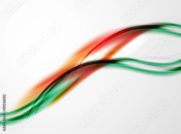 Fototapeta Modern curve stripes template