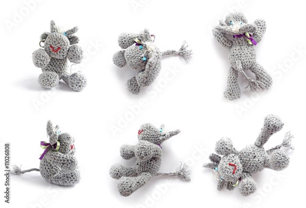 Obraz Cows-toys from a wool