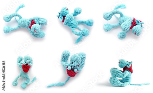 Obraz Cows-toys from a wool