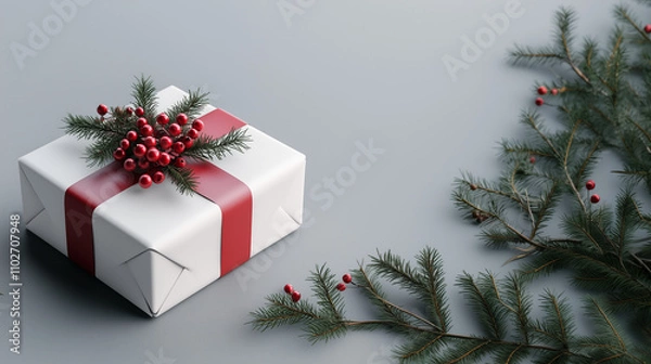 Obraz christmas tree and gifts