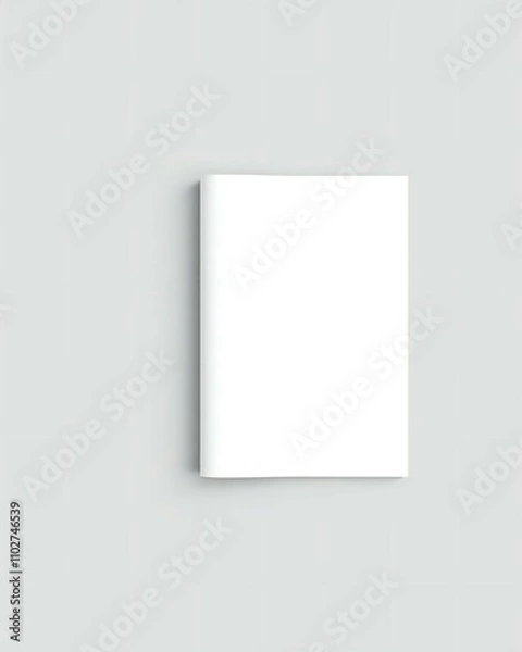 Fototapeta white blank photo frame