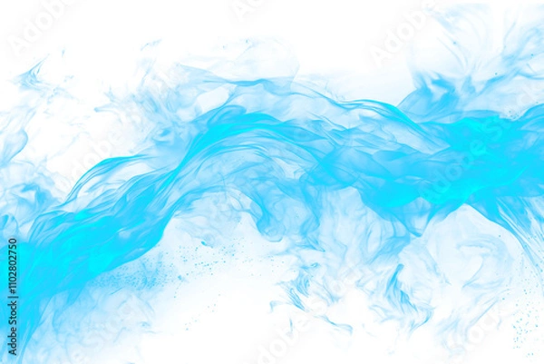 Obraz blue fire effect