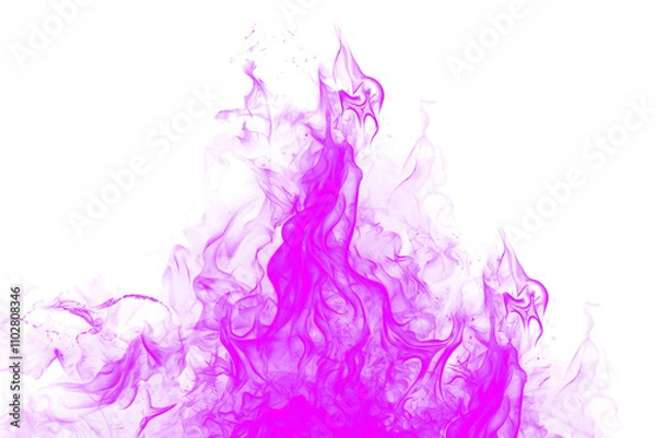 Obraz purple fire effect
