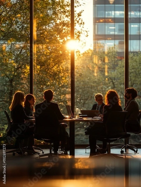 Fototapeta office meeting