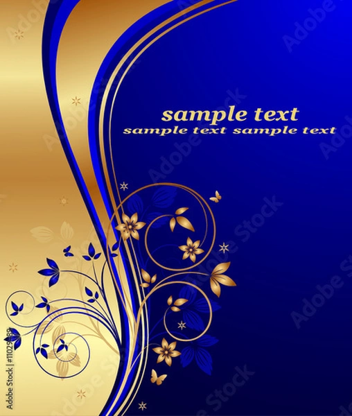 Obraz Floral vector background