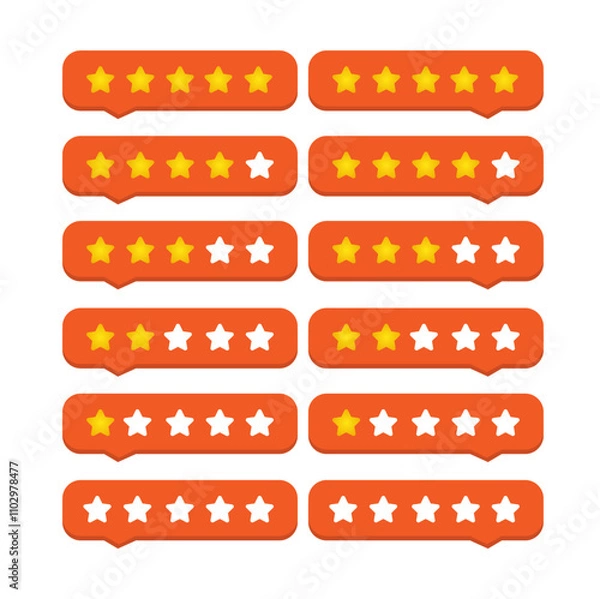 Obraz Rating Stars