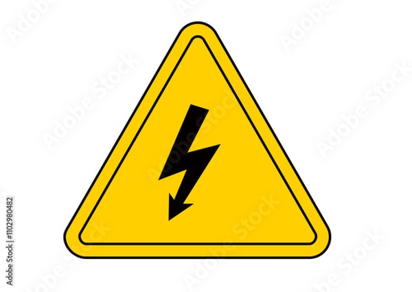 Obraz Warning Sticker