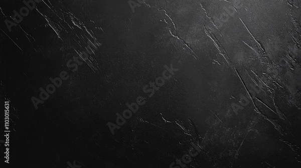 Fototapeta Textured black chalkboard background with a smooth, matte finish, ideal for use in design and educational materials.