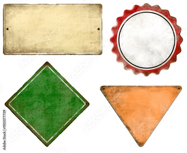 Obraz レトロなフレーム