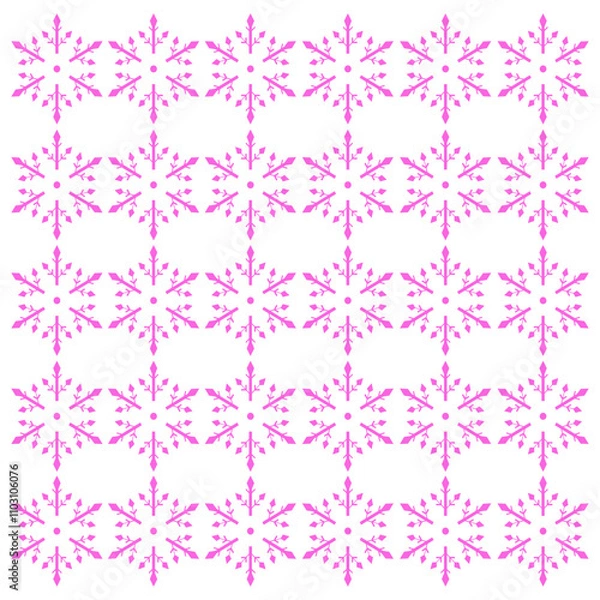 Fototapeta CHRISTMAS SNOWLAKES WINTER DESIGN PATTERN TEXTURE BACKGROUND VECTOR