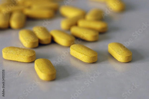 Obraz vitamin b tablets