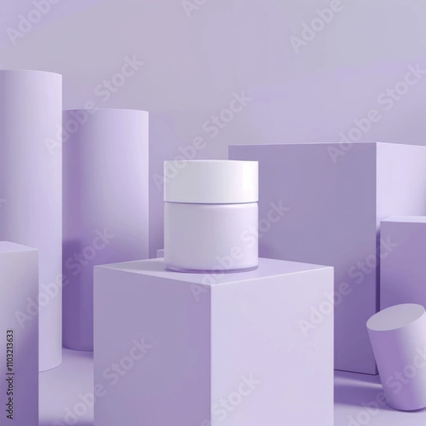 Fototapeta Empty Blank No Words Cosmetics Product Photography