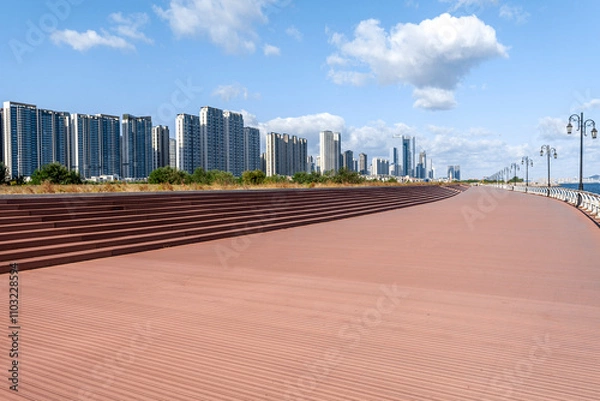 Fototapeta view of the city
