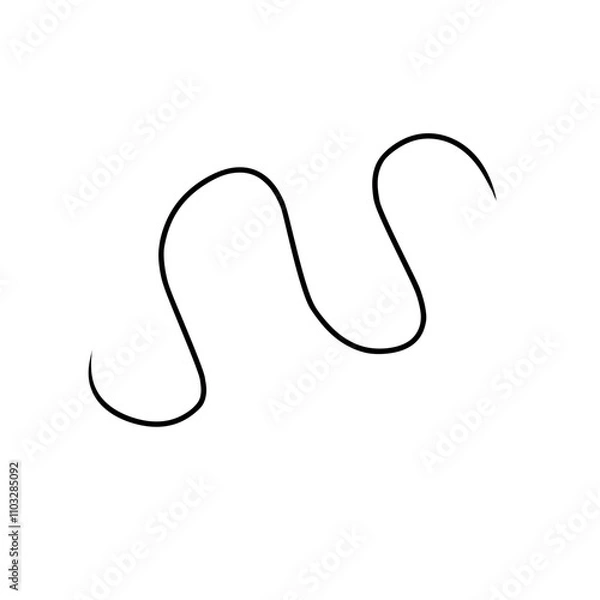 Fototapeta zigzag line