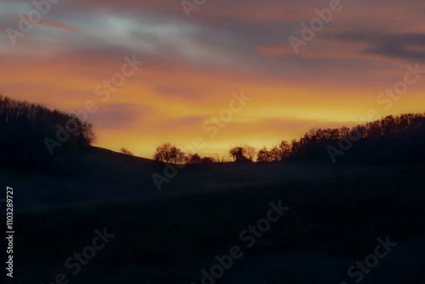 Obraz Couché de soleil