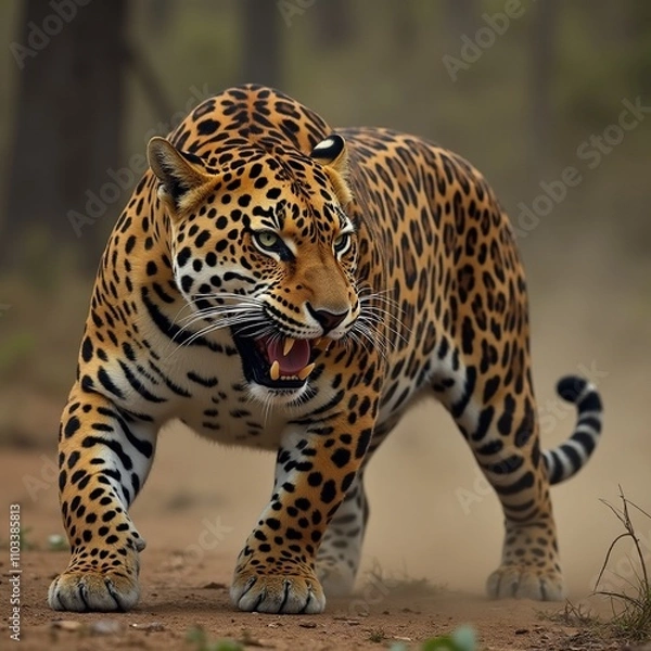 Obraz leopard in the zoo