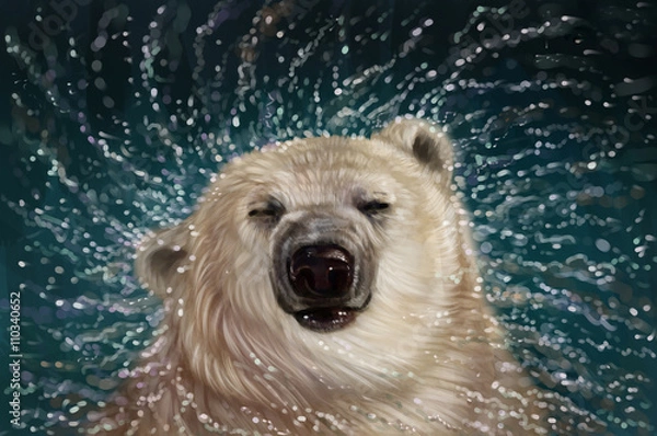 Obraz Белый медведь