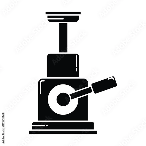 Obraz Car Jack icon vector on white background