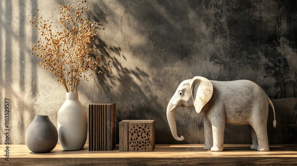 Obraz "Moroccan Chic: An Artistic Harmony of Modern Decor"