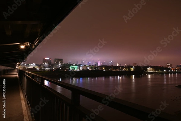 Obraz Nocna warszawa 