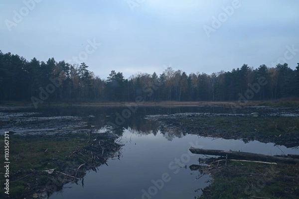 Obraz Jesień nad jeziorem  