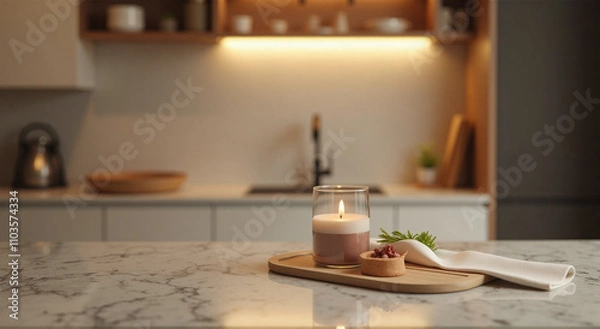 Fototapeta preparing food on the kitchen