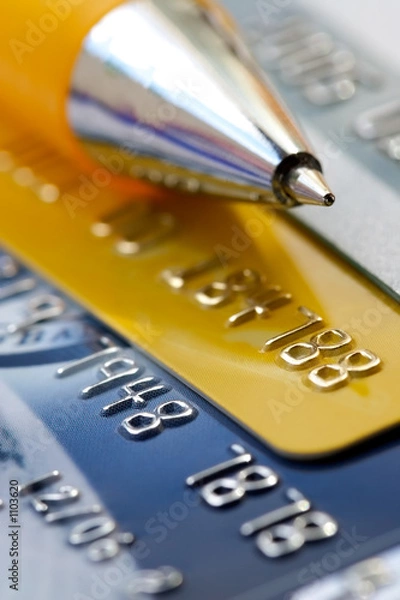 Fototapeta credit card background