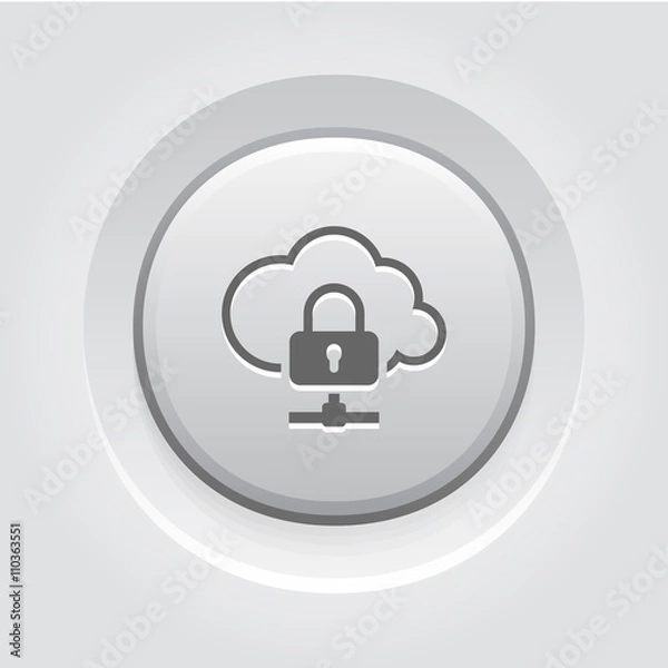 Fototapeta Cloud Data Protection Icon