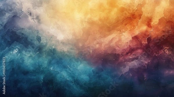 Obraz Abstract colorful texture blending warm and cool tones, creating a dynamic visual effect.