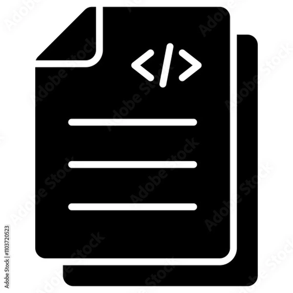 Fototapeta Documentation Icon